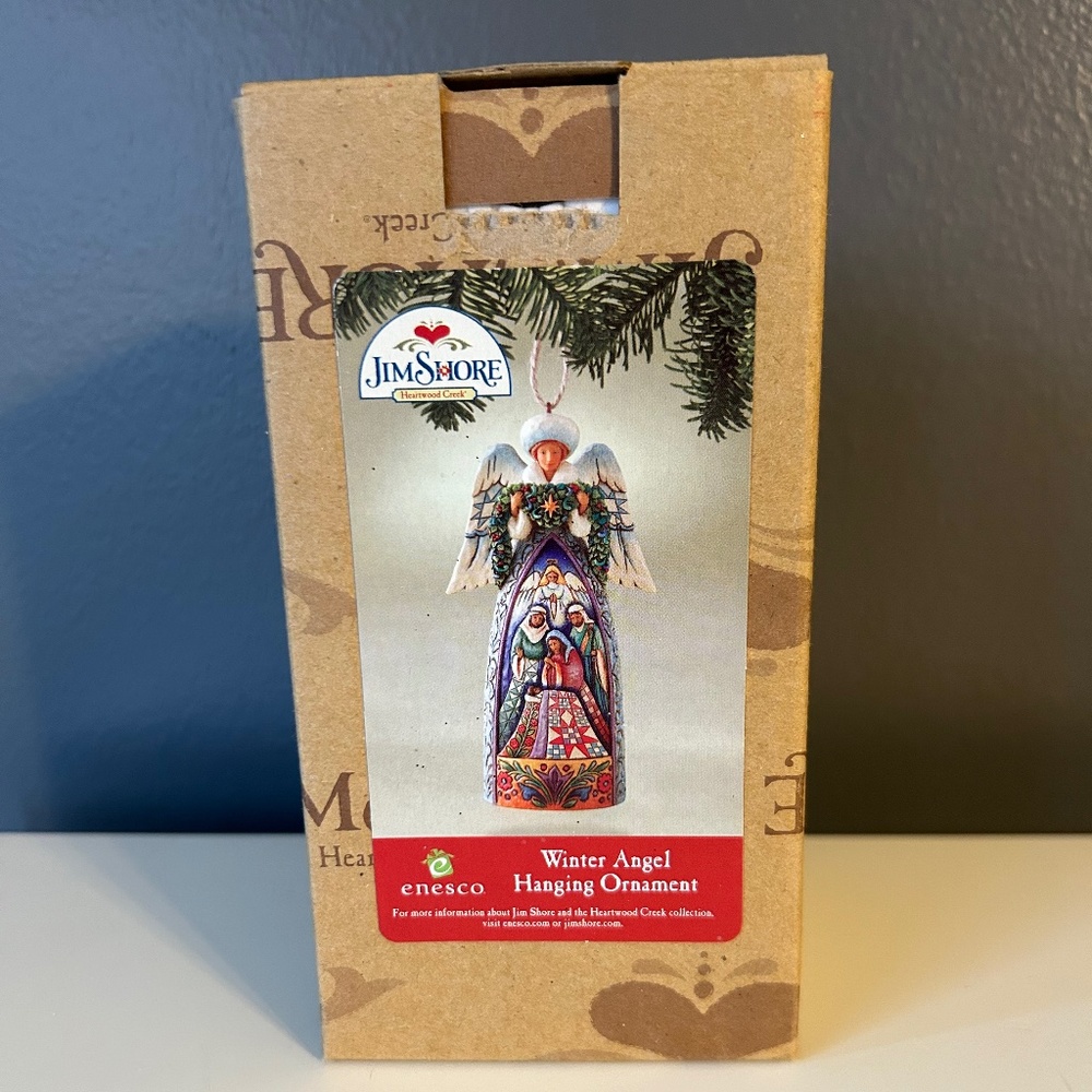 Jim Shore Winter Angel Ornament or Figurine